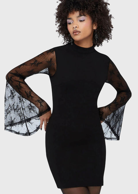 Killstar Willow's Whim Pencil Dress Black - www.sucubo.es Killstar Willow's Whim Pencil Dress Black - www.sucubo.es